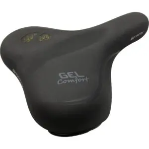 Sadel Trekking Gel Comfort Dame sort