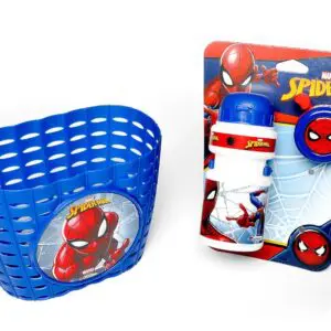 Kombipakke Spiderman Kurv, Flaske, og Klokke