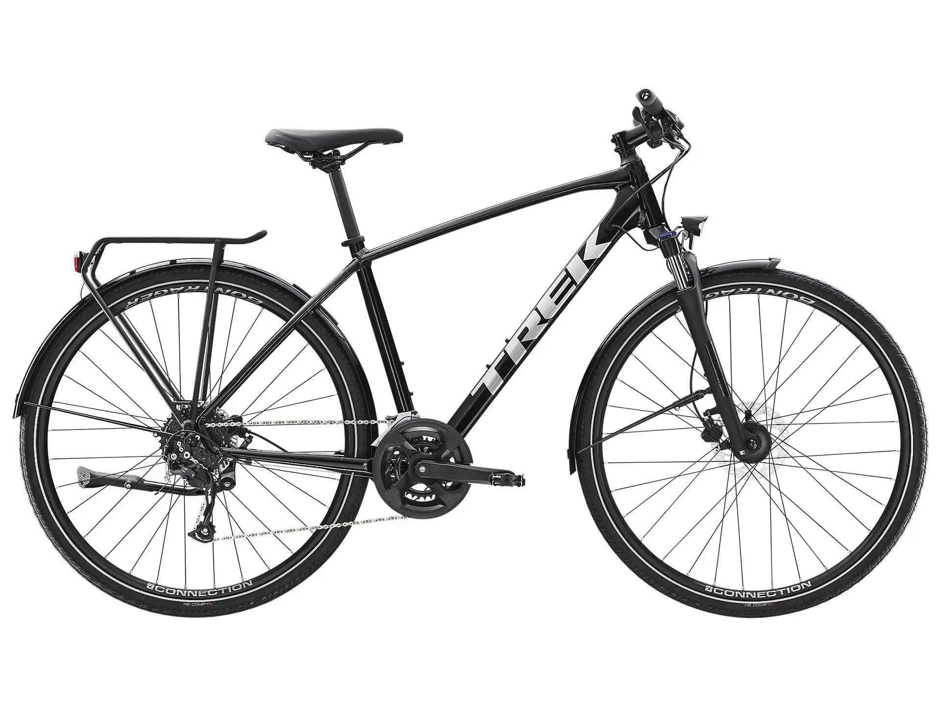 Dual Sport 2 Equipped Herre Large Trek - Large - Black