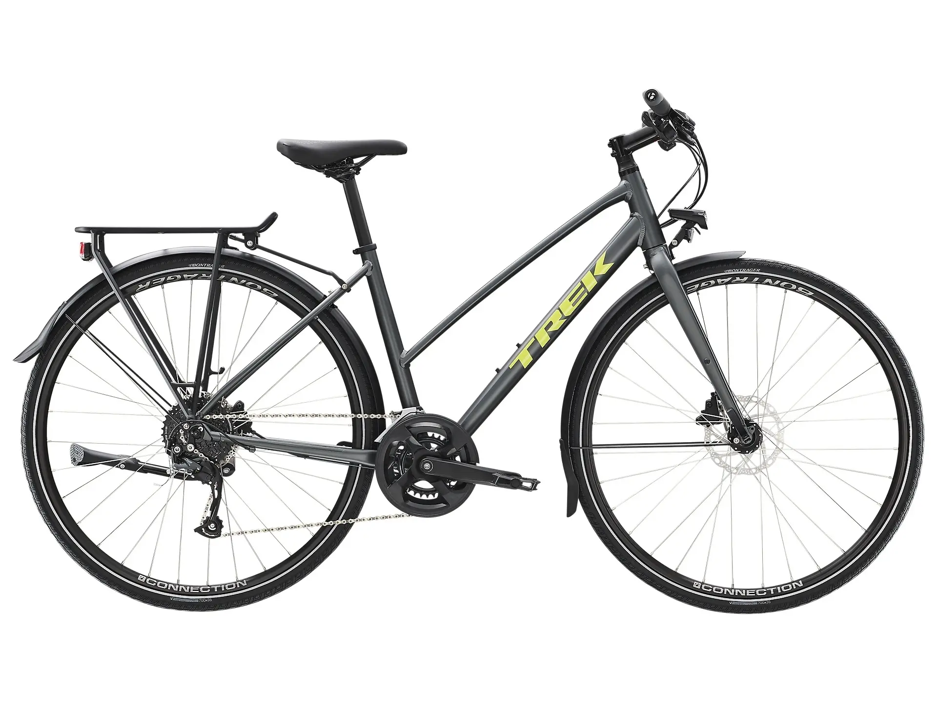 FX 2 disc dame Large Equipped Trek - Large - Satin Lithium Grey