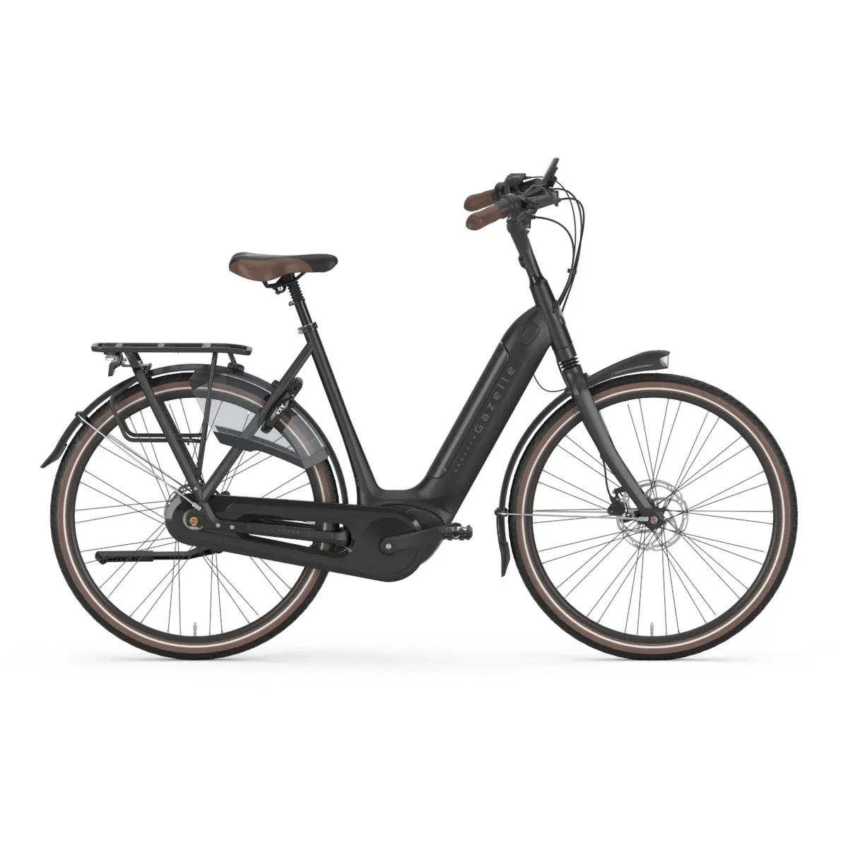 Arroyo C8+ HMB Elite dame 49cm 400Wh Gazelle - 49cm - Mat Black