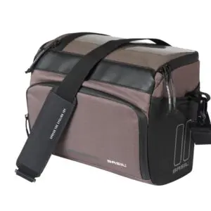 Styrtaske Basil Move 7-8L Brun Klickfix adapter