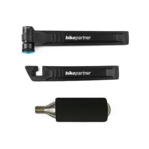 Pumpe mini Co2-pumpe inkl dækjern Bikepartner