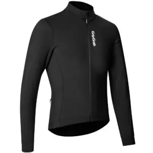 Jakke LÆ Ride Thermal Jersey sort Grip Grab