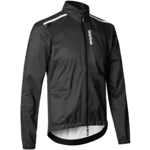 Jakke LÆ Ride Waterproof lightweigt Jersey sort Grip Grab