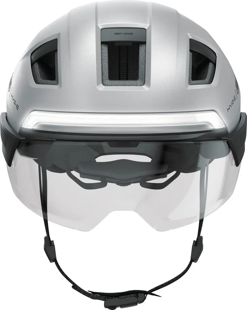 Hjelm Hyp-E Bl.Ace Large Gleam Silver 58-62cm - Billede 4