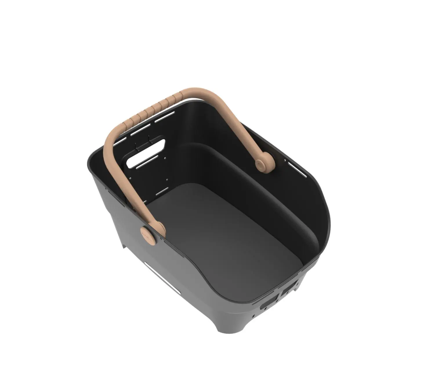 Kurv Basil Cento Neo MIK 2.0 Black Recycle plast - Billede 3