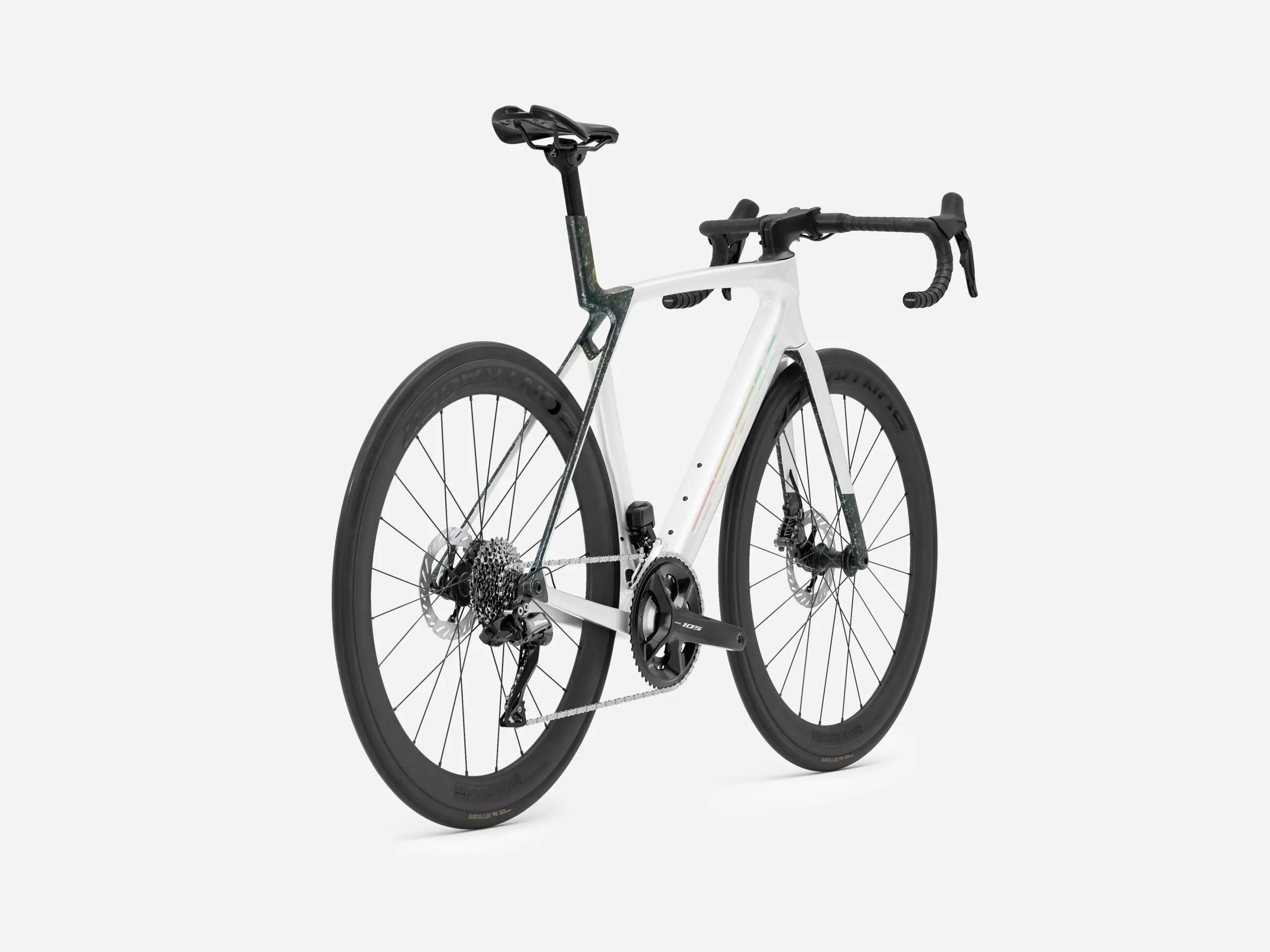 Madone SL 6 L Gloss Crystal White/Matte Deep Smoke - Billede 3