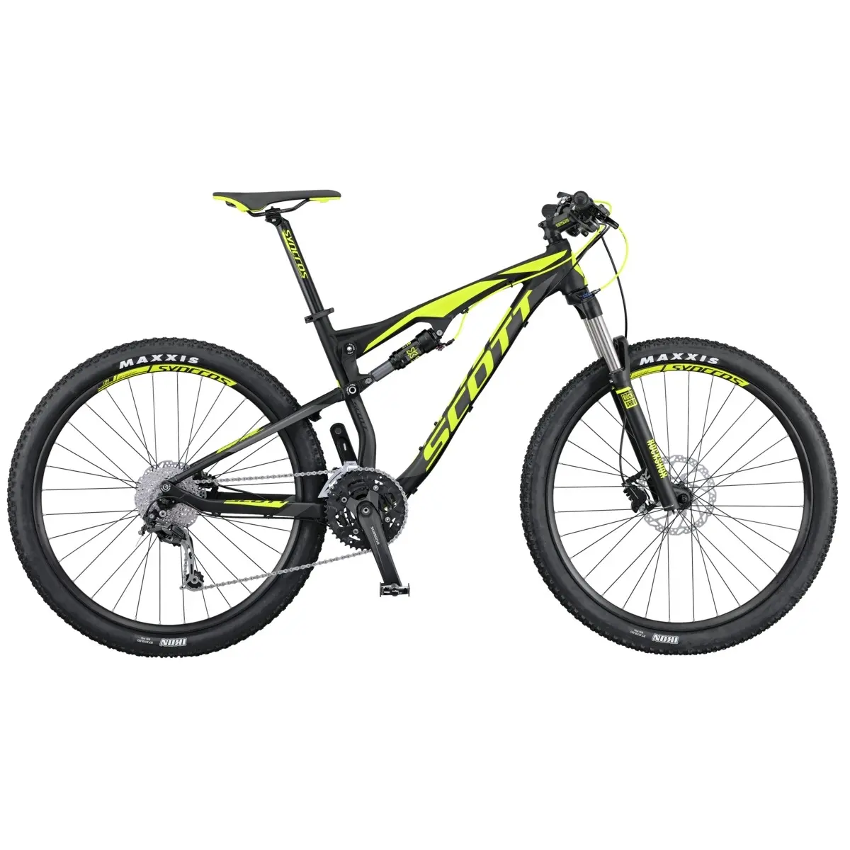 Spark 960 L Scott - Large - Black/Yellow