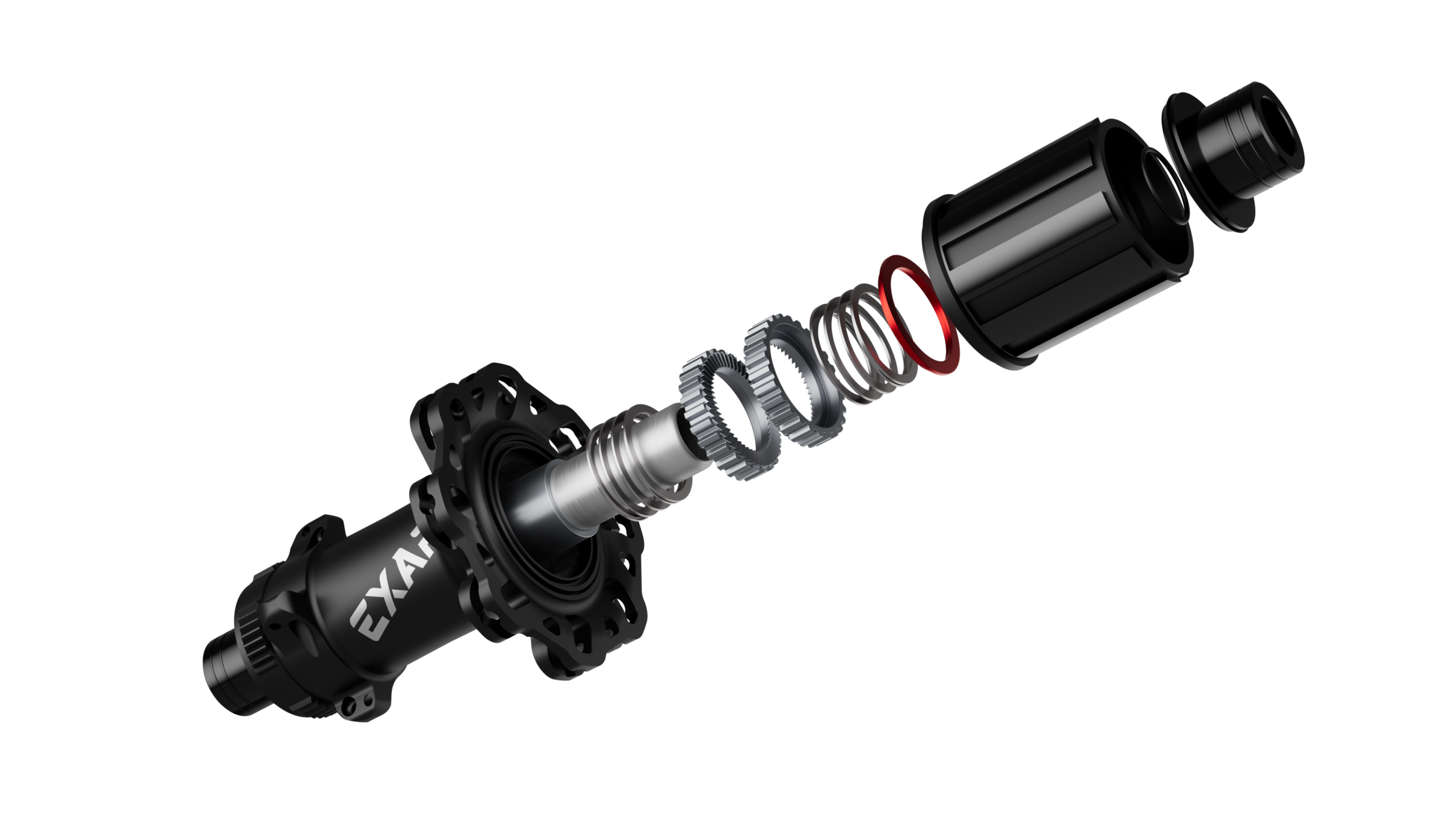 Hjulsæt EXAR carbon PRO series 58mm Shimano HG Magene - Billede 3