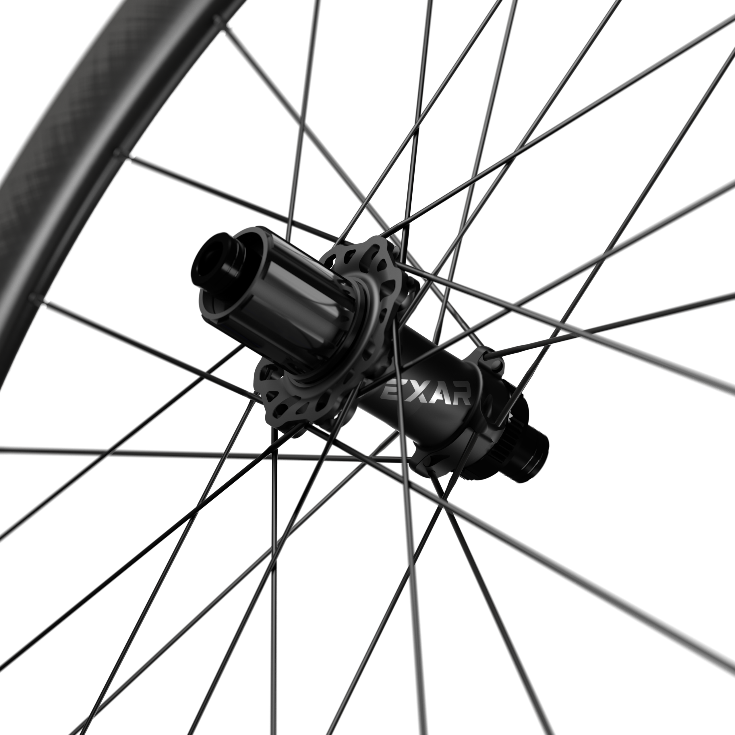 Hjulsæt EXAR carbon PRO series 58mm Shimano HG Magene - Billede 2
