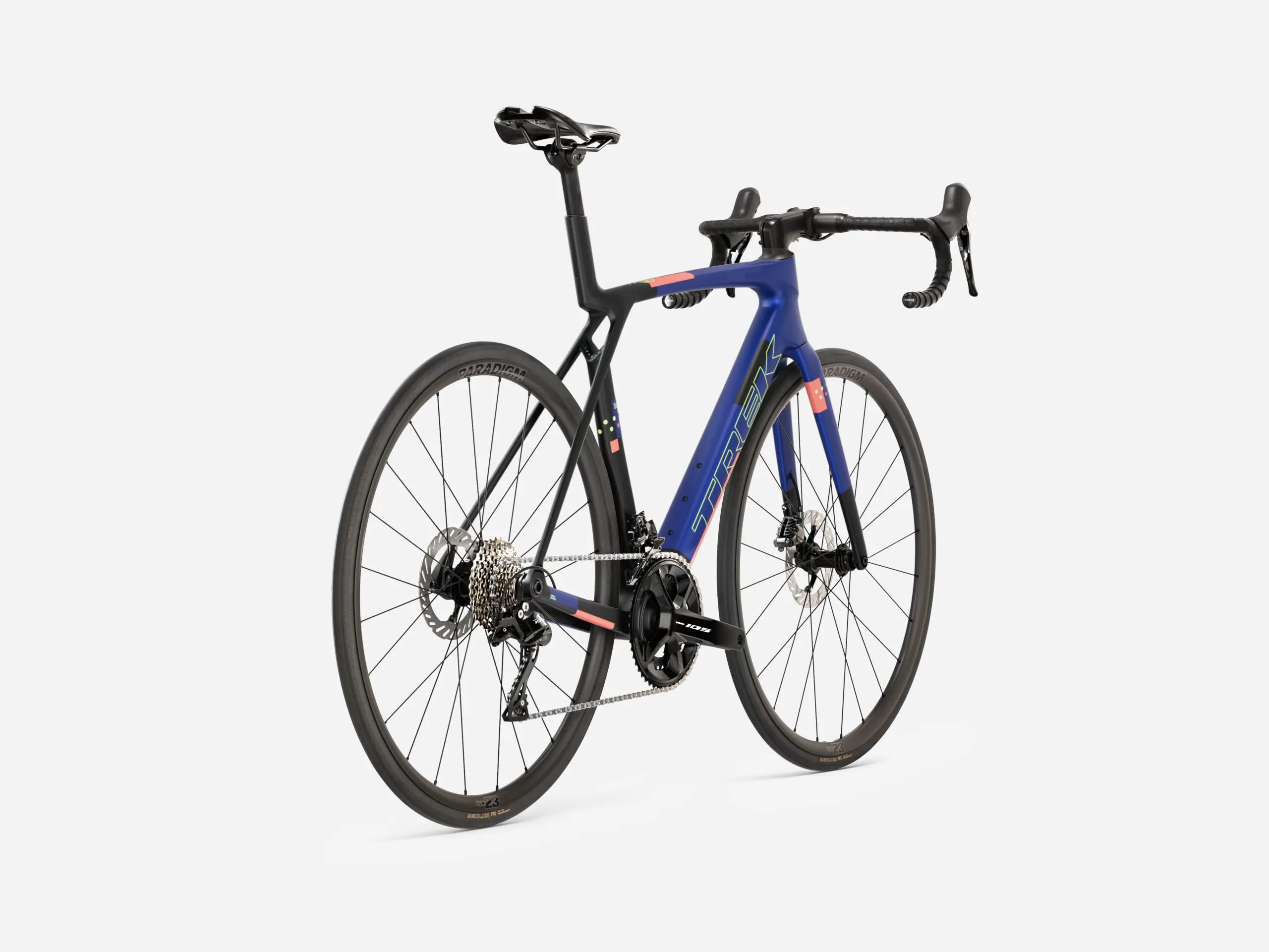Madone SL 5 XS Matte Cobalt Blue/Trek Black/Living Coral - Billede 2