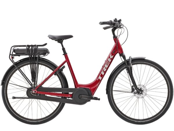 District+ 4 lowstep Small Trek Bosch 400Wh - Small - Metalrød