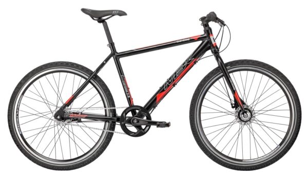 Cheyenne mtb 21/26 MBK - 21/26 - Mat Black/Red