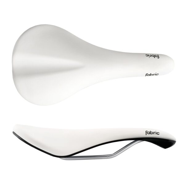 Sadel Scoop Radius Elite White/Black Fabric