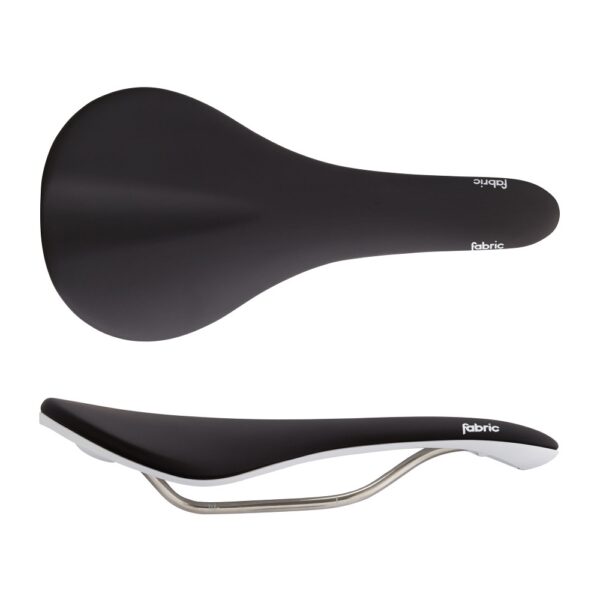 Sadel Scoop Shallow Elite Black/White Fabric