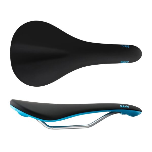 Sadel Scoop Shallow Elite Black/Blue Fabric