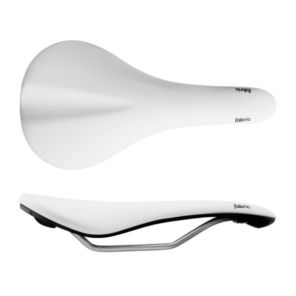 Sadel Scoop Shallow Elite White/Black Fabric