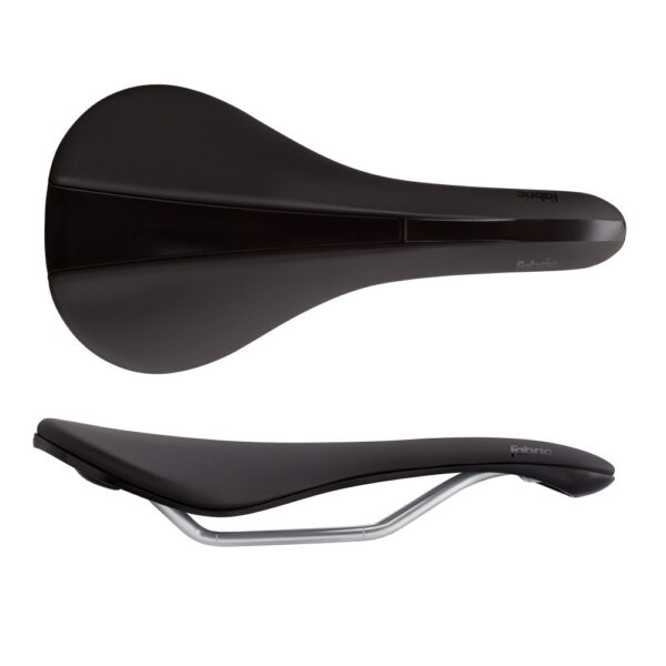 Sadel Line wide Elite Black/Black Fabric 142mm
