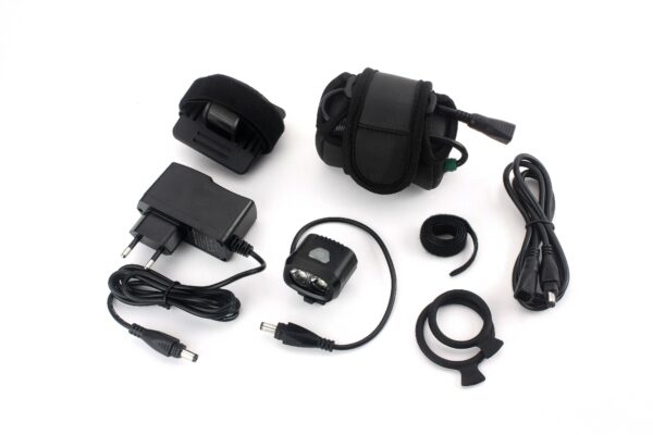Lygte for 2000 lumen Mixbike inkl batteri/oplader