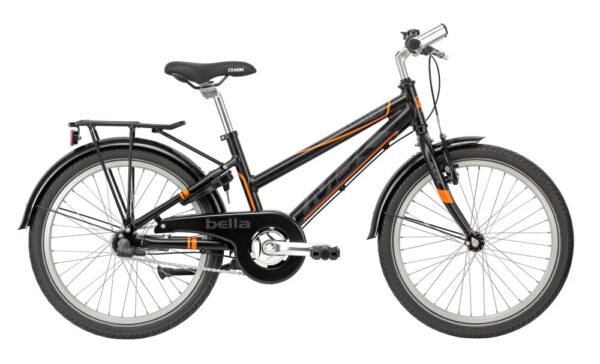 Pige Bella 20" MBK - 20" - Matblack/Orange