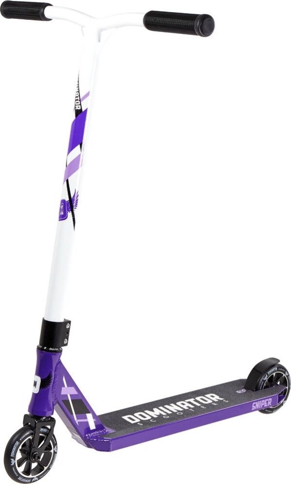 Løbehjul Dominator Sniper V2 hvid/lilla