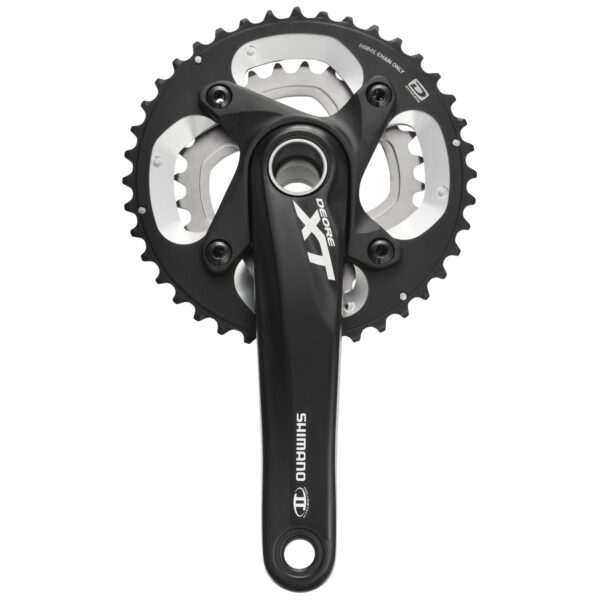 Kranksæt M785 XT 40/28t 10-speed sort Shimano