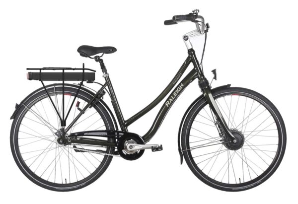 Elegance dame 50 cm Raleigh m.7.8Ah batteri - 50/700 - Grøn metal