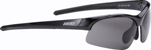 Brille Impress Matsort stel BBB røg/klar/gul linse