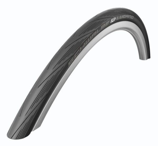 Dæk 700x25c folde Lugano Endurance sort - 700x25