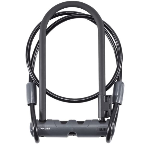 Lås Elite bøjlelås inkl wire Bontrager